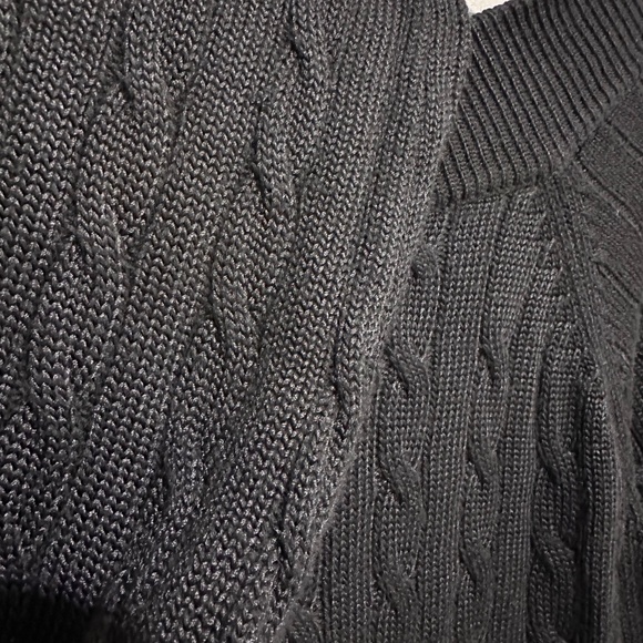 Ralph Lauren Cable-knit black sweater - Picture 4 of 5